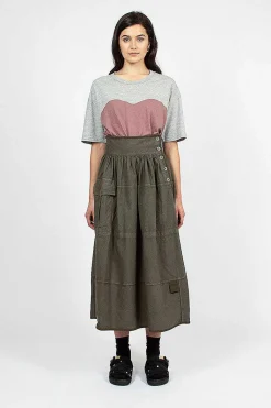 Elevation Mil Olive Skirt
