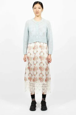 Embellished Cardigan Baby Blue