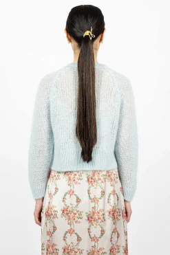 Embellished Cardigan Baby Blue