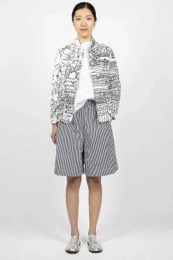 Equestrian Village Jacket Black/White