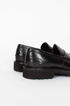 Eva Penny Loafer Black
