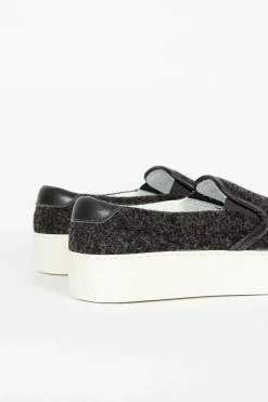 Fargo Felt Slip On Sneaker Charcoal