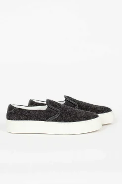 Fargo Felt Slip On Sneaker Charcoal