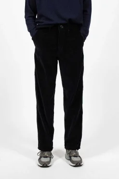 French Work Pant Navy Corduroy