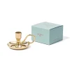 Gold Plated Dutch Candlestick