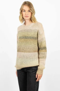 Gradient Crew Neck Knit
