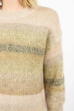 Gradient Crew Neck Knit