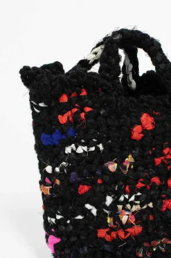 Hand Crochet Acustica Bag Black