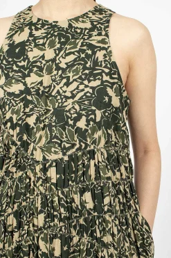 Haven Camo Dress Green