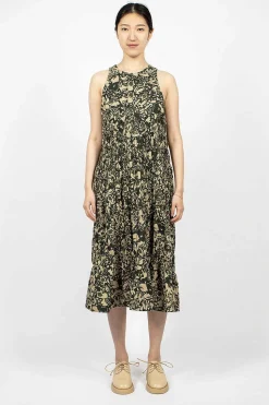 Haven Camo Dress Green
