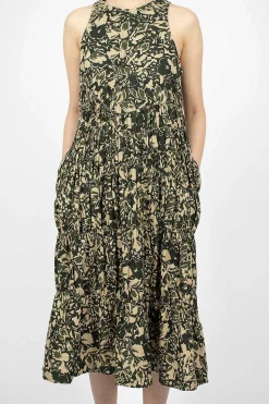 Haven Camo Dress Green