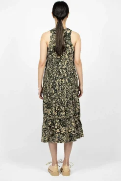 Haven Camo Dress Green