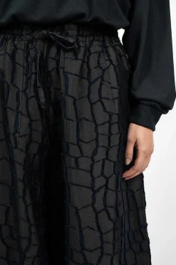 H.D.P. Pant Crocodile Charcoal