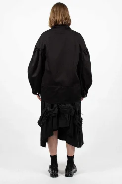 Heart Biker Jacket Black