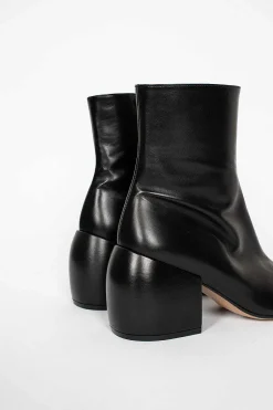 Heeled Half Boot Black