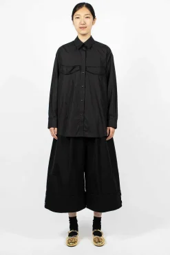 Hem Cuff Wide Trouser