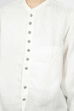 Herringbone Penny Shirt White