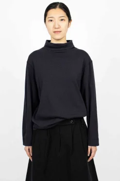 High Neck Pullover Ink