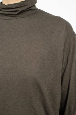 High Neck T-Shirt Olive