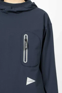 Hybrid Pocket Hoodie Navy