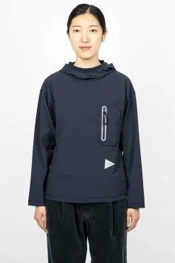 Hybrid Pocket Hoodie Navy