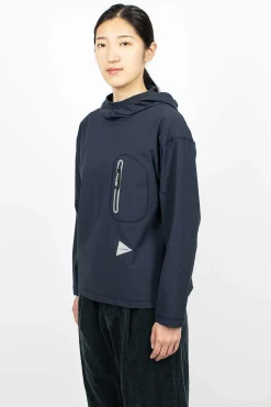 Hybrid Pocket Hoodie Navy