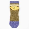 Ivy Rainbowy Happy Heel Short Socks Khaki