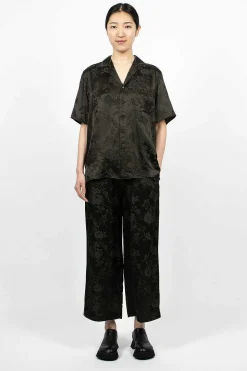 Jacquard Pull On Pant Dark Slate