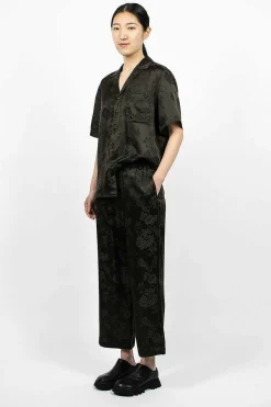 Jacquard Pull On Pant Dark Slate