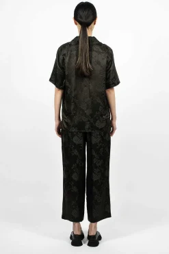 Jacquard Pull On Pant Dark Slate