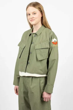Jk-50 Nam Cropped Jacket Army