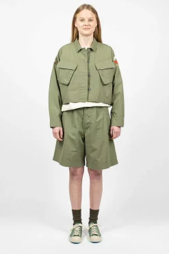 Jk-50 Nam Cropped Jacket Army