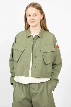 Jk-50 Nam Cropped Jacket Army