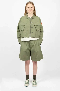 Jk-50 Nam Cropped Jacket Army