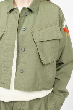 Jk-50 Nam Cropped Jacket Army