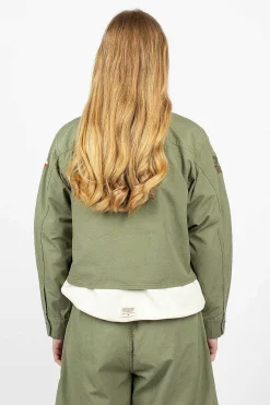 Jk-50 Nam Cropped Jacket Army