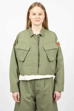 Jk-50 Nam Cropped Jacket Army