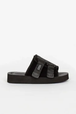 Kaw-Vs Suede Sandal Black