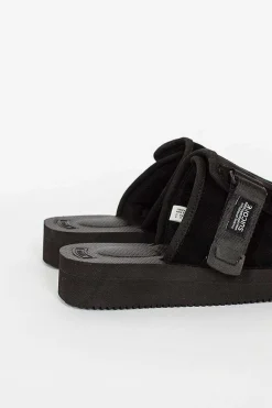 Kaw-Vs Suede Sandal Black