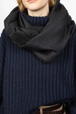 Khata Silk/Cashmere Cowl Black