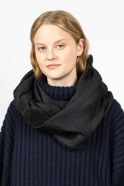 Khata Silk/Cashmere Cowl Black
