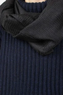 Khata Silk/Cashmere Cowl Black