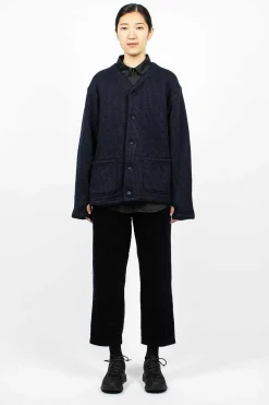 Knit Cardigan Navy