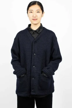 Knit Cardigan Navy