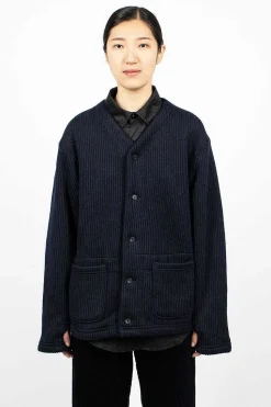 Knit Cardigan Navy