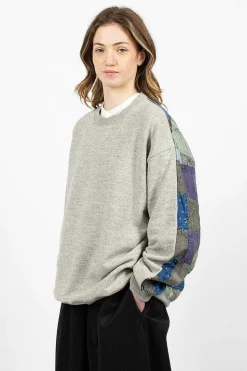 Kountry Patchwork Sweatshirt Grey