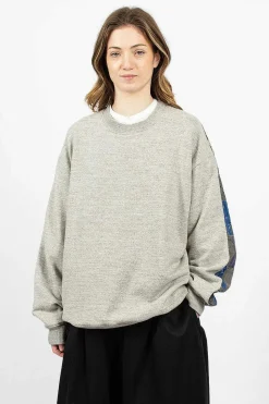 Kountry Patchwork Sweatshirt Grey