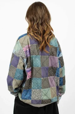 Kountry Patchwork Sweatshirt Grey