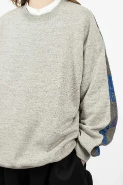 Kountry Patchwork Sweatshirt Grey