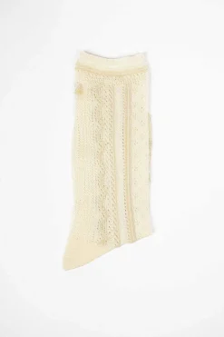 Kt-161A Silk Baller Socks Ivory